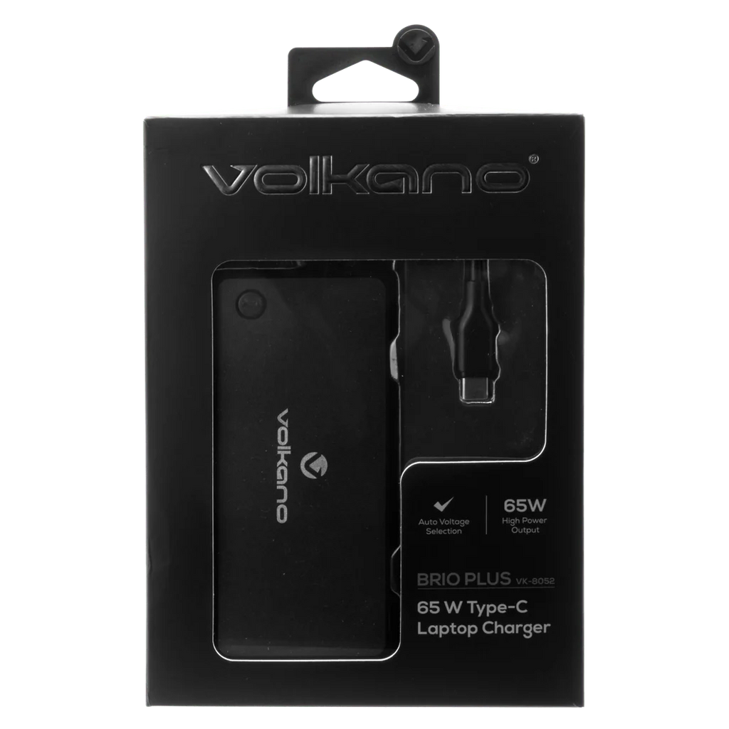 VK-8052-BK 65W USB-C Laptop Charger