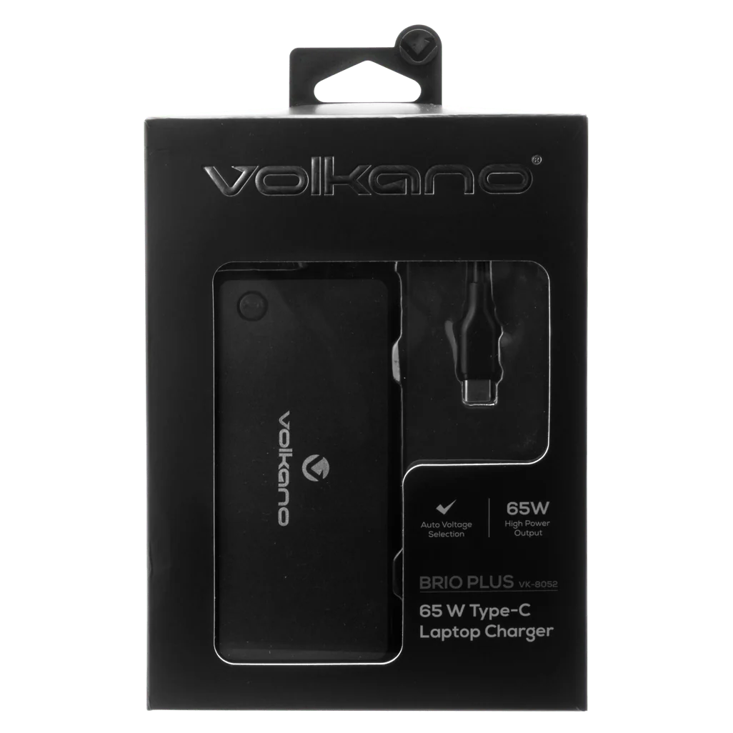 VK-8052-BK 65W USB-C Laptop Charger