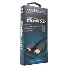 VK-20017-BK USB-A Extension Cable