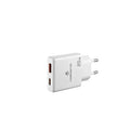 VK-8063-WT 20w Dual USB-C Wall Charger White