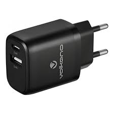 VK-50020-BK 2A USB Wall Charger with Type-C Cable