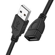 VK-20186-BK Male to Female USB Extension Cable