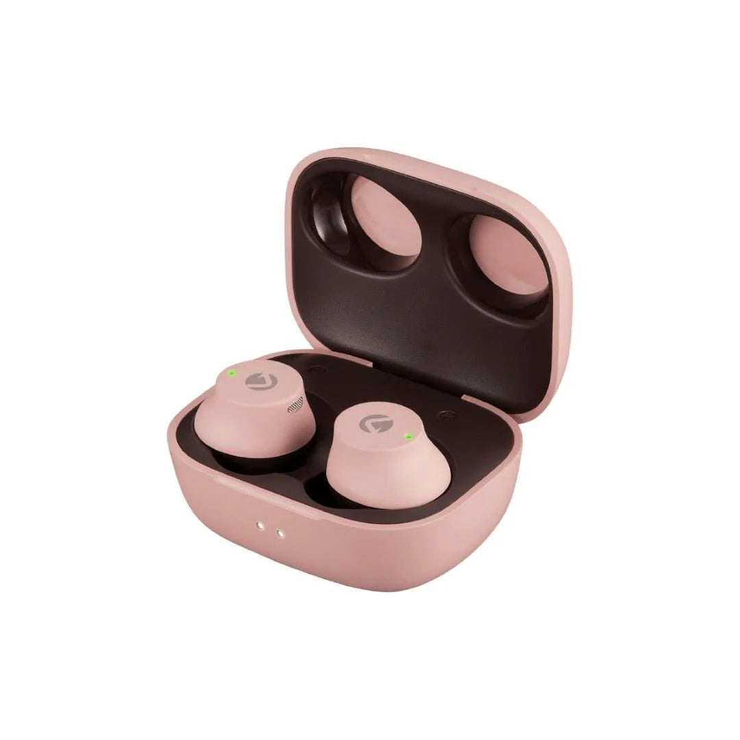 VK-1120-PK Pink Wireless Earphones + Charging Case