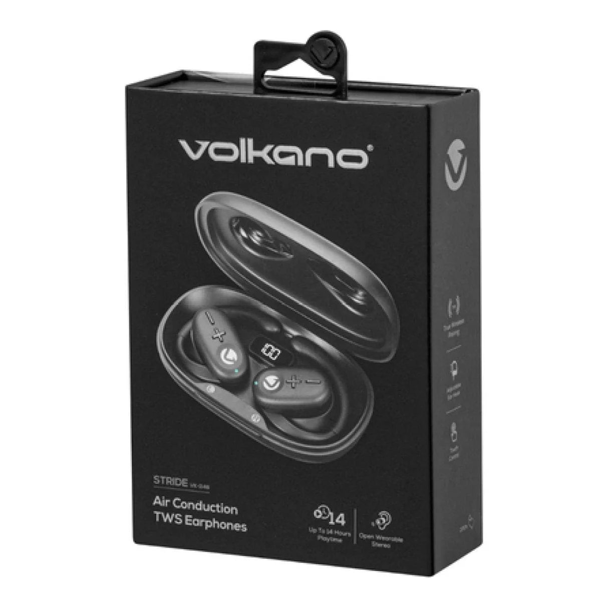VK-1148-BK Air Conduction TWS Earphones